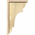 thumbnail image 3 of 8"W x 12"D x 20"H New Brighton Rough Sawn Corbel w/Backplate, Douglas Fir, 3 of 9