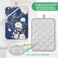 thumbnail image 3 of Peony Flowers Pot Holders Set of 2 Heat Resistant Kitchen Oven Gloves Potholder Cooking Baking Microwave Mitts, 3 of 7