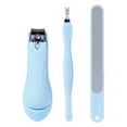thumbnail image 4 of 3 PCS = 1 Set Finger Care Stainless Steel Kit Fingernail Toe Nail Clipper / Dead Skin Pusher / Nail File, 4 of 5