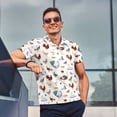 thumbnail image 4 of Balery Farm Birds Goose Camisa Polo de Hombre con Estampado, de Manga Corta y Tejido Medio, Camisa Tipo Golf Polo-Large, 4 of 6