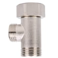 thumbnail image 2 of Adaptador en T de latón Sincero para válvula desviadora de cabezal de ducha de inodoro, 2 of 10