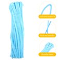 thumbnail image 4 of 200pcs Twisted Chenille STEMS Colored Pipe Cleaners para niños DIY Crafts Haciendo, 4 of 5