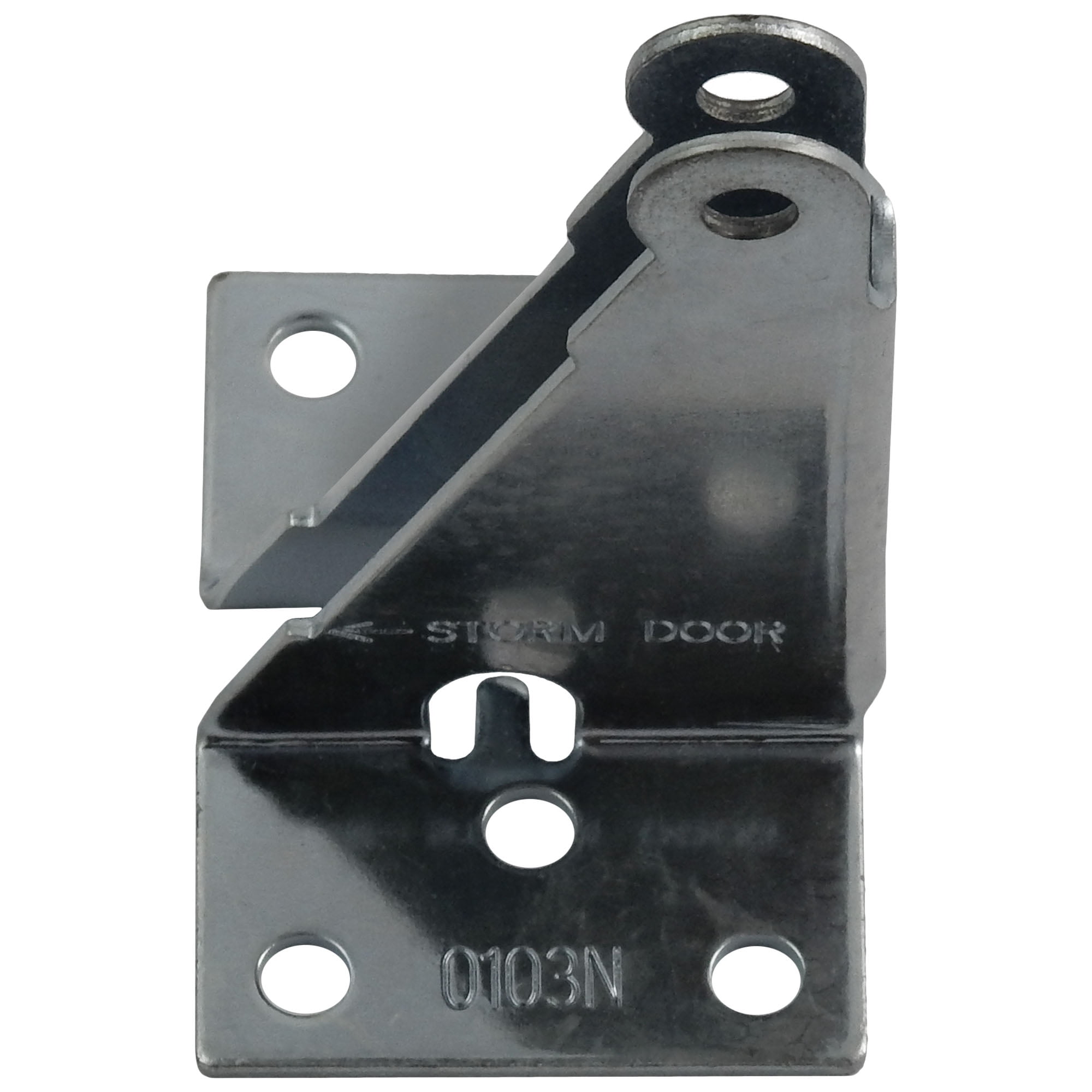 Brown Vinyl Screen Storm door closer bracket