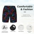 thumbnail image 5 of Daiia Sea Turtle Mens Swim Trunks Swim Shorts Quick Dry Swim Shorts with Mesh Lining Pockets-Small, 5 of 9