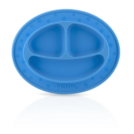 Nuby Oval Sectioned Feeding Mat, (choose