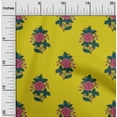 thumbnail image 1 of oneOone Cotton Cambric Fabric Leaves & Floral Block Print Fabric BTY 56 Inch Wide, 1 of 4