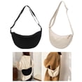 thumbnail image 1 of Bolso De Hombro De Nailon Informal Para Mujer Y Niña, Color Negro+Mujeres Niñas Dumpling Bun Work Monedero Casual Nylon Bandolera Beige Hugo none, 1 of 10