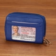thumbnail image 4 of RFID Zip Around Wallet, Blue, 4 of 9