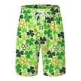 thumbnail image 4 of TSADFHJI Pyjamas pour Hommes en Coton Automne Imprimé Jour de la Saint-Patrick Col Rond Manches Courtes Ensemble m Vert Menthe, 4 of 5