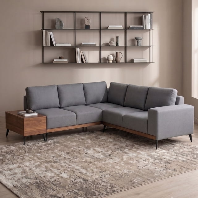 Sala Esquinera Easy Living Maya Gris Oxford