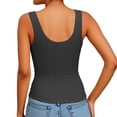 thumbnail image 5 of Levmjia Women Tank Top Solid Color Tummy Control V-Neck Shapewear Corset Breathable Body Shaper Comfortable Daily Wear Summer, 5 of 5