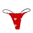 thumbnail image 4 of Fgnfyis Culotte String Respirante Aguichant Imprimée pour la Saint-Valentin pour Femmes sous-Vêtements Rouges_003 TTG, 4 of 6