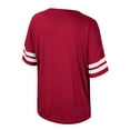 thumbnail image 3 of Women's Colosseum  Crimson Alabama Crimson Tide Treasure Oversized Sequin T-Shirt, 3 of 3