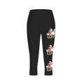 thumbnail image 3 of Pantalones de Ajuste Seco de la Moda de las Mujeres Imprimidas Leggings, Deporte de Yoga Elástico de Poliéster Elástico Respirable, 3 of 7
