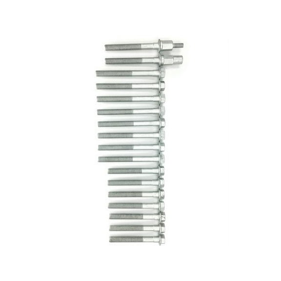 Head Bolt Set - Compatible with 2002 - 2005 Buick Rendezvous 3.4L V6 VIN E 12-Valve OHV 2003 2004