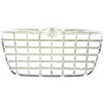 thumbnail image 4 of Grille For 2005-2008 Chrysler 300 Chrome Shell w/ Silver Insert Plastic, 4 of 5