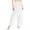 White, variant on Women's Mesh Lyrical Dance Pants Flowy Wide Leg Trousers Modern Contemporary Dancewear Red XXL
