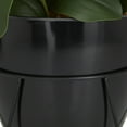 thumbnail image 4 of DecMode 15" Artificial Eucalyptus Plant in Realistic Leaves and Metal Stand and Black Pot, 4 of 8