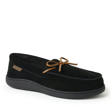 

Dearfoams Men s Westboro Genuine Suede Energy Return Moccasin Slippers