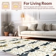 thumbnail image 2 of ODIKA 5'x7' Machine Washable Non-Slip Area Rug, Modern Dragonfly High Traffic Rug, Gold, 134280, 2 of 7
