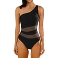 thumbnail image 1 of RXMEKW Swimsuit with Front Zipper for Women, UPF 50+ Rash Guard One-Piece for Swimming and Surfing, Built-In Bra and Sun Protection, 1 of 4