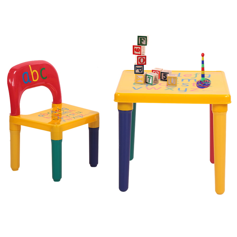 Lovely Kids Picnic Table And Chairs Toddler Activity Chair With Tables And Chairs Sets For Little Kids Sturdy Picnicen Children Furniture For Toddlers Play Lego Reading Art Play Room S9207 Walmart Com
