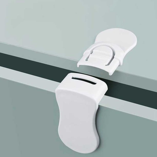 Suministros para niños y bebés Cerradura de cerrojo de plástico multifunción de seguridad para niños Cajón de seguridad para inodoro con protección para bebé1pc+zhangyuxiang zhangyuxiang unisex