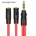 thumbnail image 5 of Adapter Cable 2-in-1 High Fidelity 3.5mm Earphone AUX Splitter Converter for Mobile Phone,Black, 5 of 8