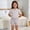 Gray, variant on Eltusu Girls Cotton Outfit Sets, Crewneck Comfort 2PC Short Sleeve Summer Clothes Sets Pink Size 6 T