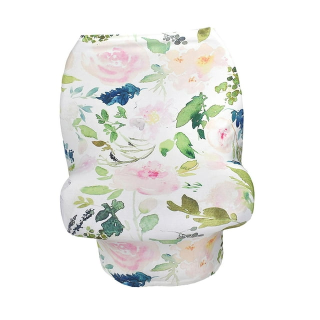 Cubierta de dosel para asiento de automóvil transpirable, elásticas de protección para asiento de automóvil para bebé, para lactancia 1 Sunnimix Funda para cochecito de bebé