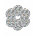 thumbnail image 7 of 15 Inch Round Placemats Set of 6, Blue Pink Spring Floral Non Slip Heat Insulation PP Table Mats, Vintage Summer Botanical Washable Place Mats for Kitchen Dining Party Table Decor, 7 of 7