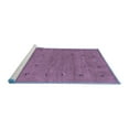 thumbnail image 2 of Ahgly Company Machine Washable Indoor Rectangle Abstract Blue Contemporary Area Rugs, 3' x 5', 2 of 4