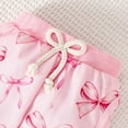 thumbnail image 5 of Eltusu Baby Girls Cotton Outfit Sets, Ruffle sleeve Two Pieces Long Sleeve Tops and Pants Set Pink Size 12-18 Months, 5 of 6