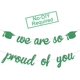 thumbnail image 4 of We are So Proud of You Banner Green Glitter - No DIY - Class of 2022 Graduation Banner for High School College - Congrats Grad 2022 Graduation Party D, 4 of 4