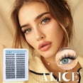 thumbnail image 5 of Natural Lash Clusters DIY Lash Extensions Wispy Eyelash Clusters Anime Cat Eye Cluster Eyelash Extensions10-16mm Individual Lashes 144pcs, 5 of 7