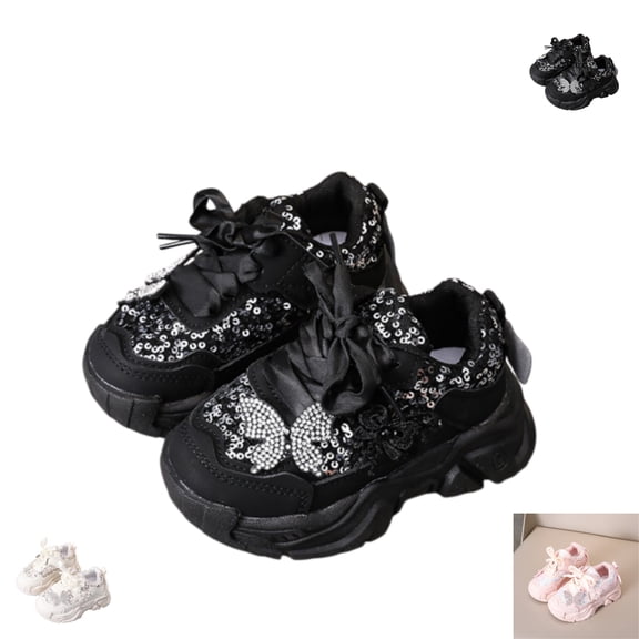 YOUYEDIAN Toddler Girls Sneakers Kids Casual Comfy Non Slip Sneaker Fashion Athletic Shoes