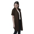 thumbnail image 3 of Moomaya Womens Half Sleeve Shrug Open Front Long Cardigan Lightweight Summer Fit, 3 of 7
