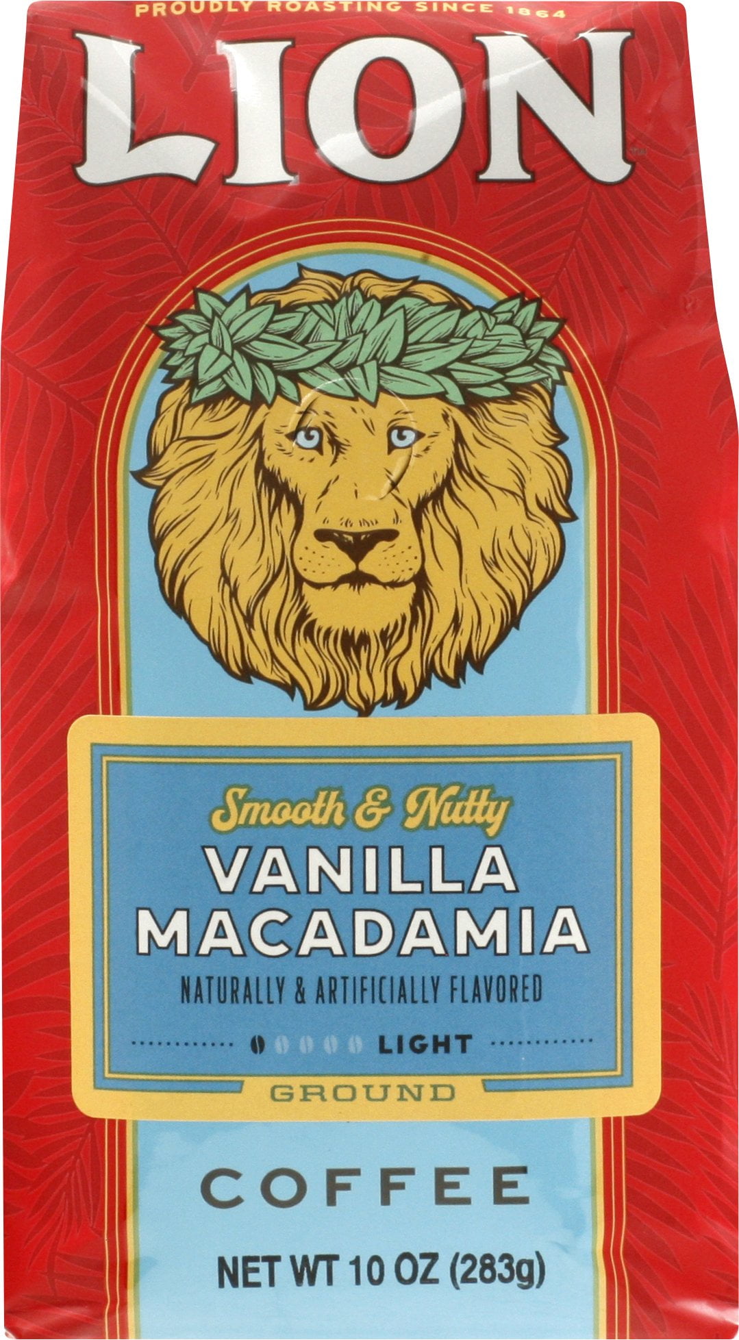 LION COFFEE COFFEE VANILLA MACADAMIA 10.000 OZ
