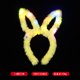 thumbnail image 2 of Doble capa bowknot red de perlas gasa foto clip de pelo femenino hermoso velo brillante orejas de conejo tocado, 2 of 2