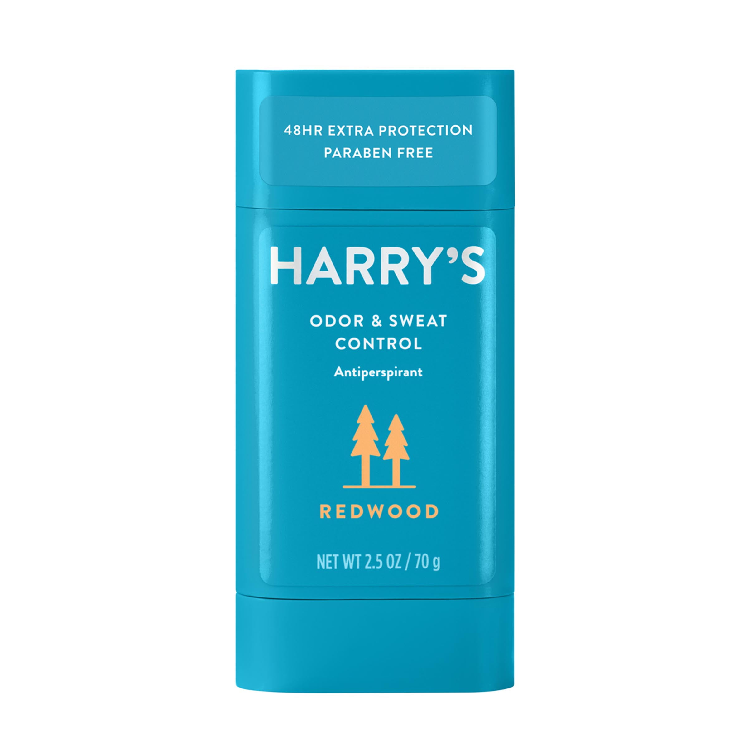 Harry's Men's Odor and Sweat Control Antiperspirant Deodorant Stick, Redwood Scent, 2.5 oz