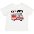 thumbnail image 3 of Inktastic I'm 1 Fire Truck 1st Birthday Boys or Girls Baby T-Shirt, 3 of 5