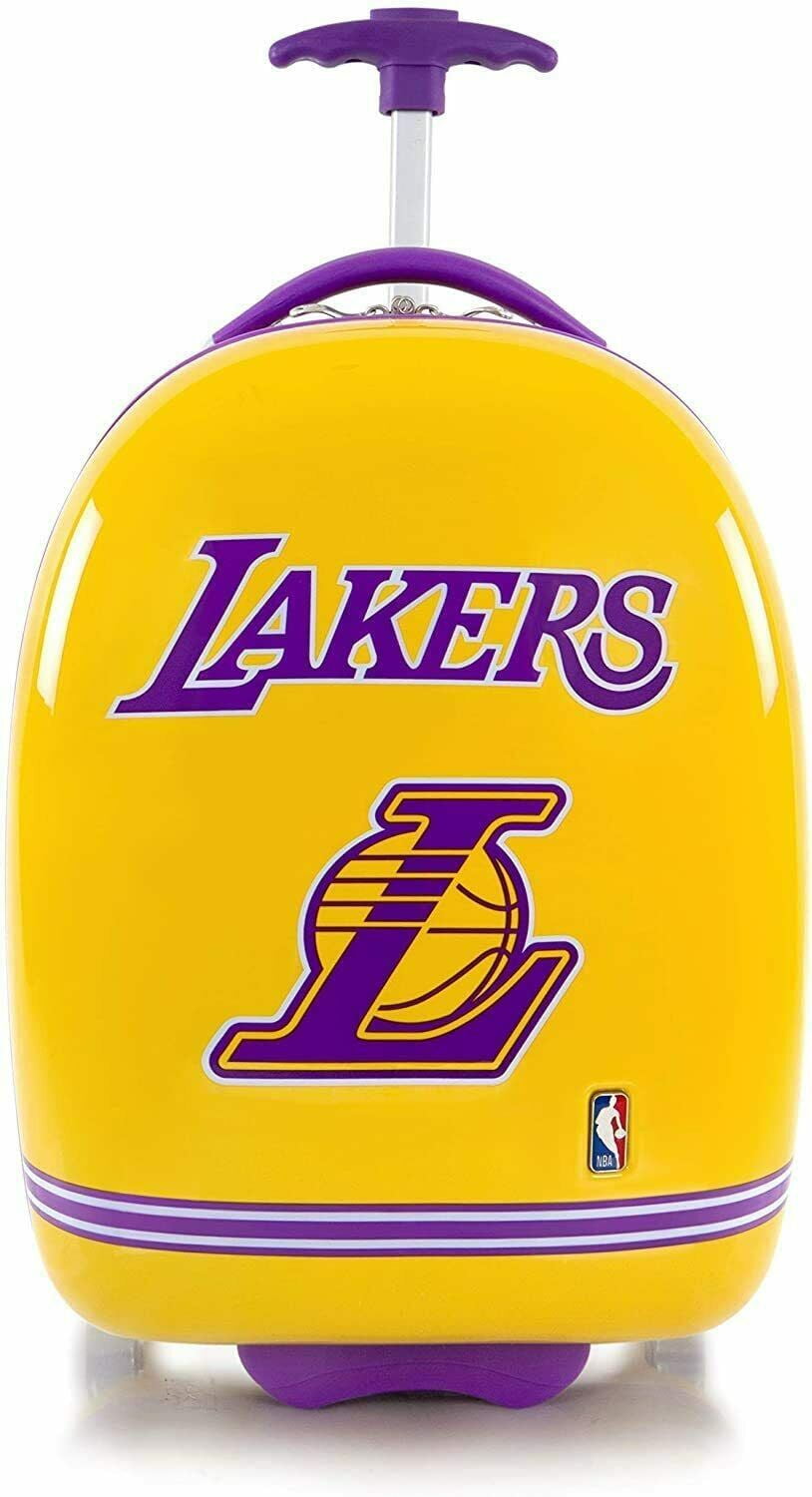 NBA Basketball Los Angeles Lakers Hardside Carry on Wheeled Luggage for