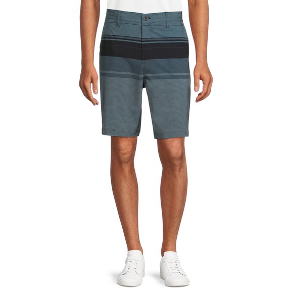 Ocean Current Men's Quick Dry Striped Flat Front Shorts, Waist Sizes 28"-38"