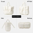 thumbnail image 6 of LinYooLi Puffer Tote Bag, Soft Puffy Bags for Women Light Winter Down Cotton Padded Quilted Tote Bag Shoulder Handbag Purse, 6 of 7