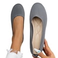 thumbnail image 4 of Chaussures Décontractées pour Femmes Ballerines Chaussures Décontractées à Enfiler Larges Chaussures Décontractées pour Femmes Chaussures Plates Confortables pour l'Automne, 4 of 9