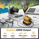 thumbnail image 4 of Inversor de Potencia PlantPalGear 220W DC 20V a AC 110V con 2 USB y 1 Tipo-C, 4 of 9