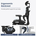 thumbnail image 4 of TROPOW Office Chair,Computer Chair,Ergonomic Office Chair,with Footrest, Reclining High Back Mesh Office Chair with Dynamic Lumbar Support, Swivel Task Chair for Home Office Chair, 4 of 6