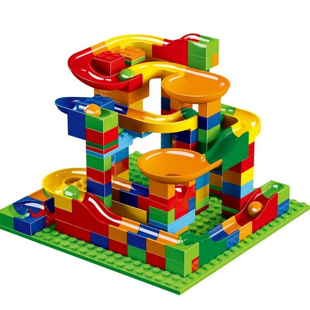 Bloques de construcción de bolas deslizantes variables, juguetes para niños, 168 partículas, partículas pequeñas, juguetes educativos ensamblados en órbita para hacer uno mismo