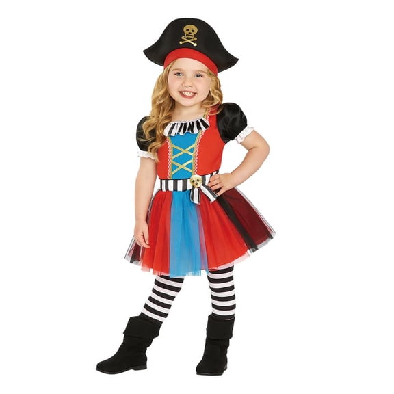Pirate Cutie Costume for Toddler Girls, 2T, by Way to Celebrate