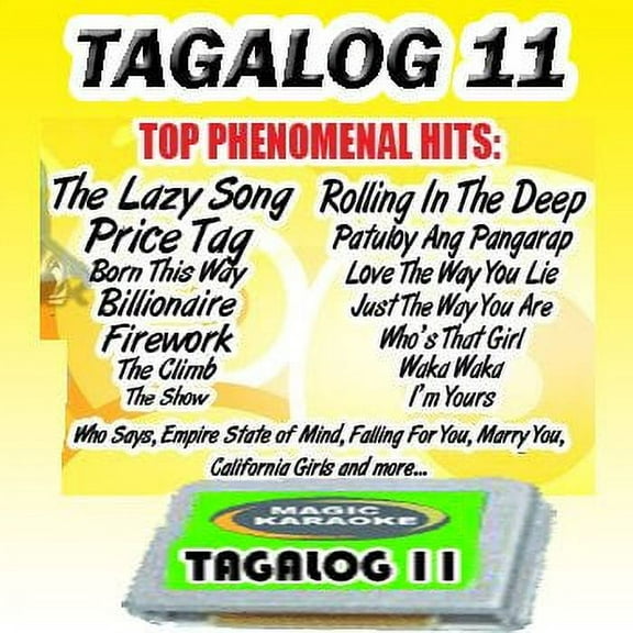 Xtreme 1 Song Chip for Et28Kh Magic Karaoke Microphone - Collection of 200 Tagalog 11 Song Chip - A Great Fun of Music with Chip